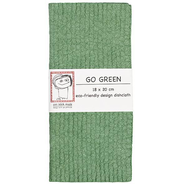 Dishcloth, disktrasa, tiskirätti. Made of 70% cellulose and 30% waste cotton Eco friendly Compostable Vegan All-natural fibers FCS certified . green dishcloth, grön disktrasa, vihreä tiskirätti. Made in Finland. Valmistettu Suomessa. Kestorätti.