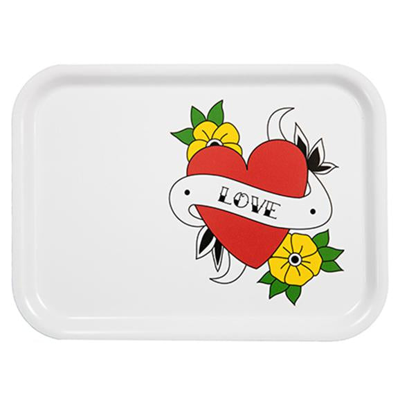 love tattoo, tray