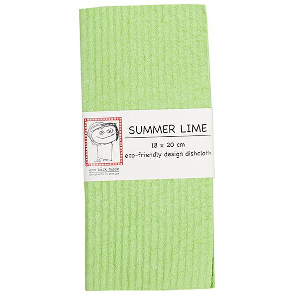 summer lime. Lime green dishcloth, disktrasa, tiskirätti. Made of 70% cellulose and 30% waste cotton Eco friendly Compostable Vegan All-natural fibers FCS certified . Limenvihreä tiskirätti. limegrön disktrasa. Finnish design. Made in Finland. Valmistettu Suomessa.