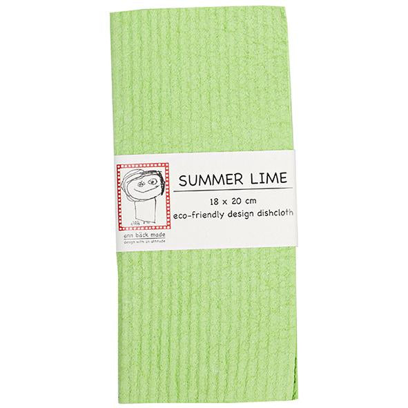 summer lime. Lime green  dishcloth, disktrasa, tiskirätti. Made of 70% cellulose and 30% waste cotton Eco friendly Compostable Vegan All-natural fibers FCS certified . Limenvihreä tiskirätti. limegrön disktrasa. Finnish design. Made in Finland. Valmistettu Suomessa.