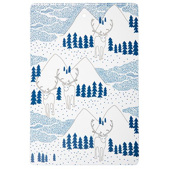 winter wonderland - cutting board 20 x 30cm