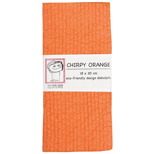 chirpy orange dishcloths orange disktasa oranssi tiskirätti bright color klar orange disktrasa