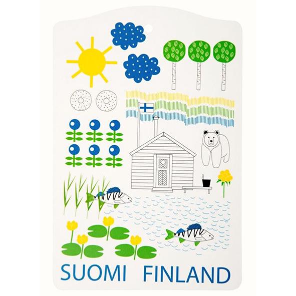 SUOMI FINLAND cutting board